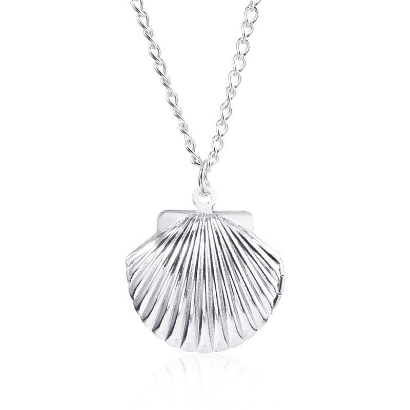 Collar De Conchas Secreto De Los Mares Plateados