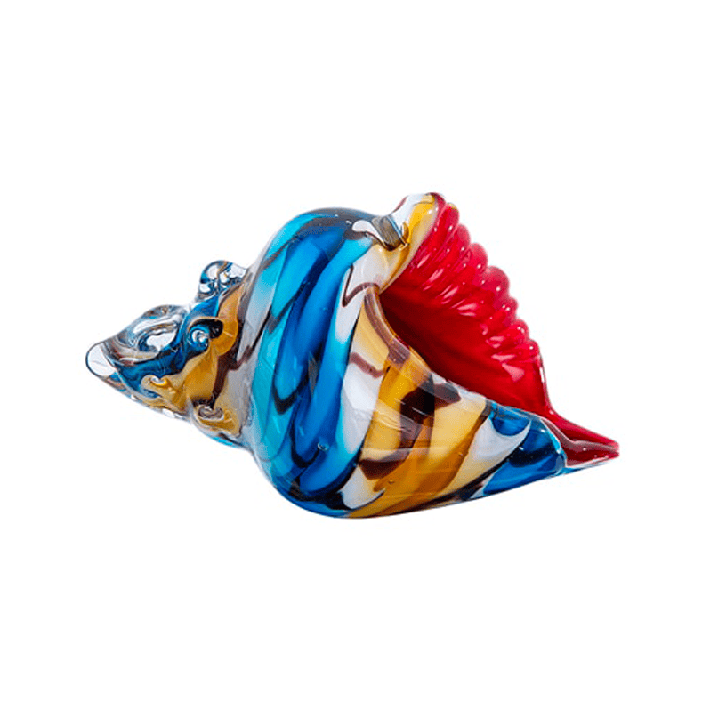 Conchas De Mar Decoradas Strombus De Vidrio Soplado
