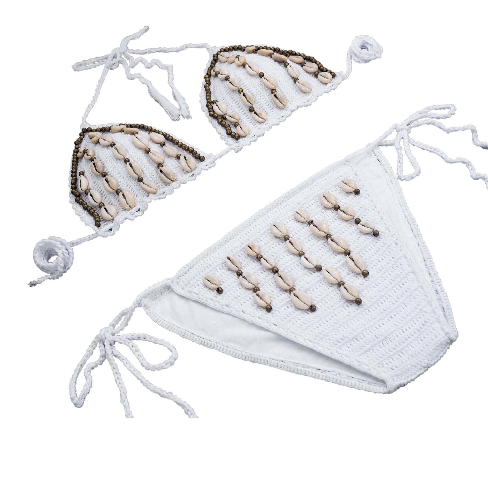 Bañador Conchas Bikini Cauri Blanco
