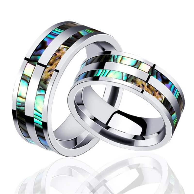Anillo Concha Nácar De Haliotis