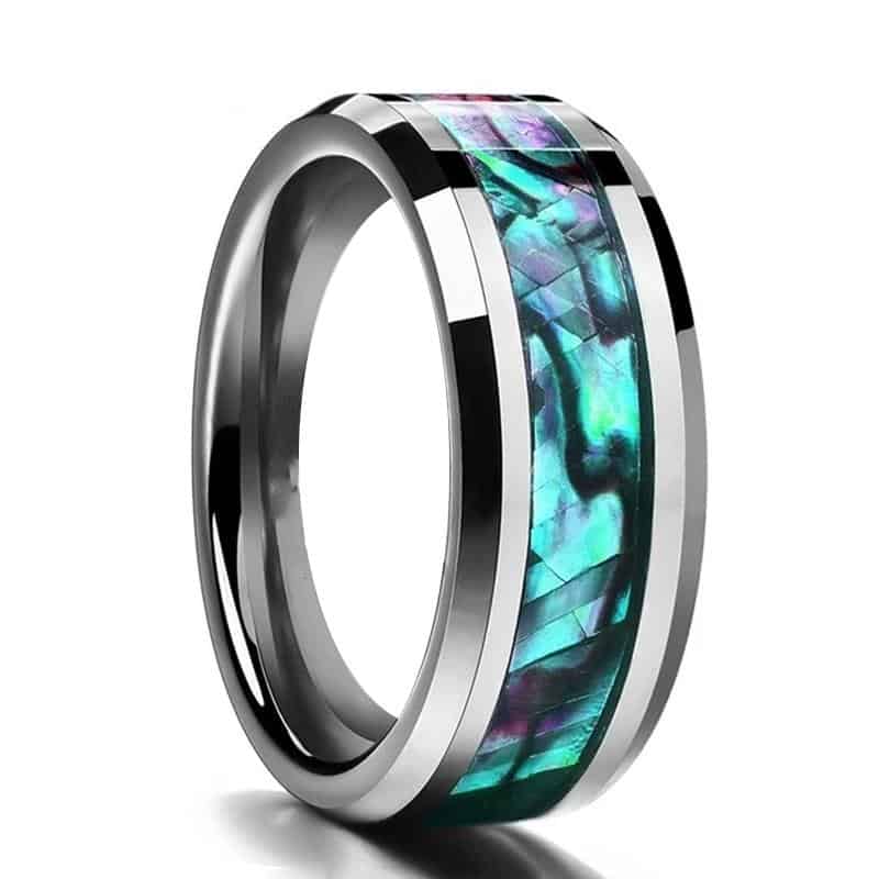 Anillo Concha Nácar De Abulón