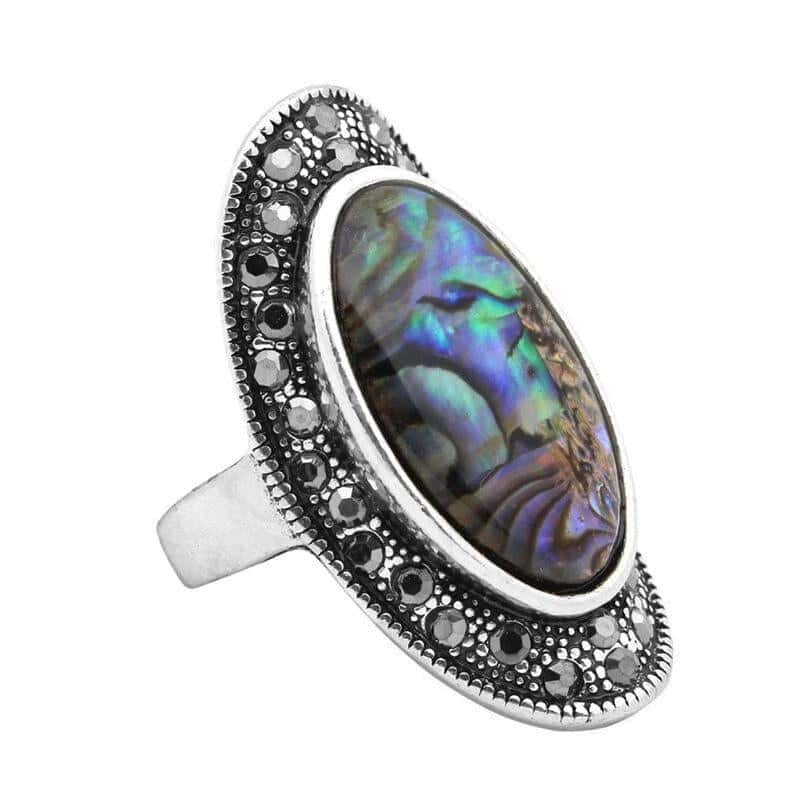 Anillo Concha Anillo De Sello De Nácar