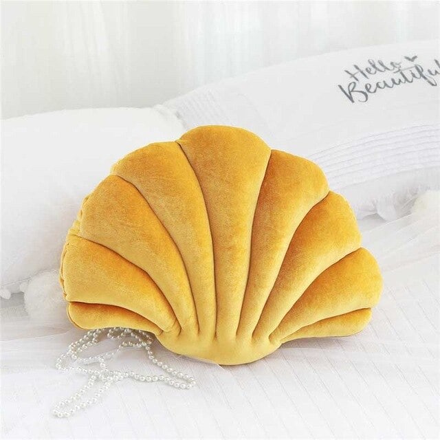 Cojin Concha Amarillo