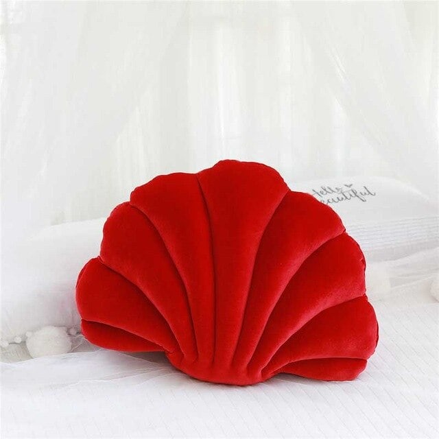 Cojin Concha Rojo