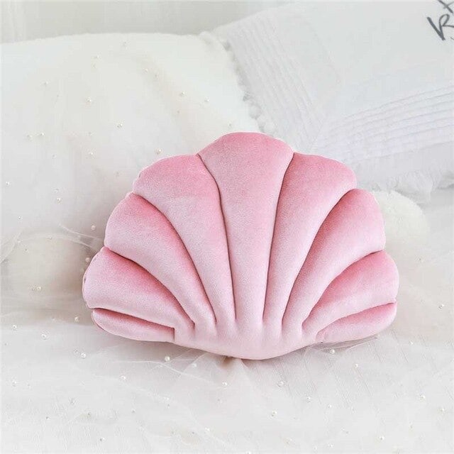 Cojin Concha Rosa Claro