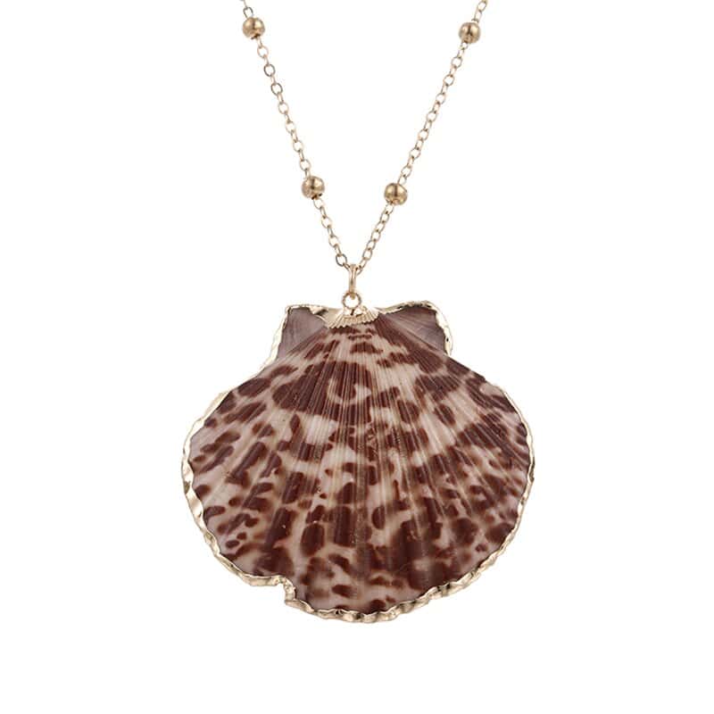 Colgante Concha Pecten Plateado