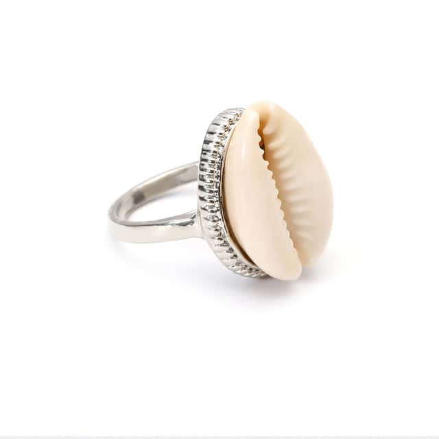 Anillo Concha Caracola (Plateada)