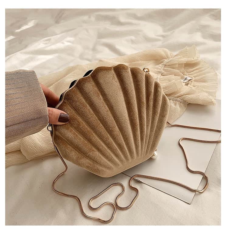 Bolso Concha Correa Caqui